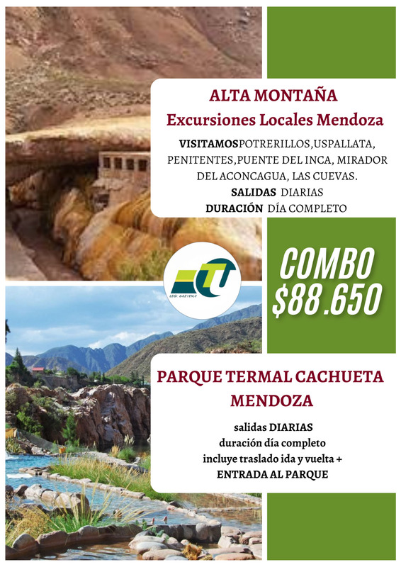 Alta Montaña + Parque Termal Cacheuta – Turismo Uspallata